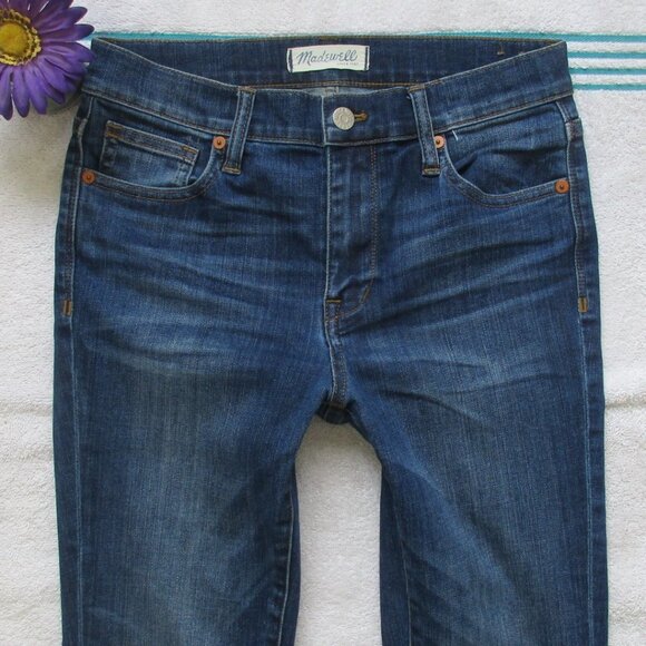 MADEWELL Jeans Size 27 High Riser Skinny Blue Denim - Picture 7 of 14
